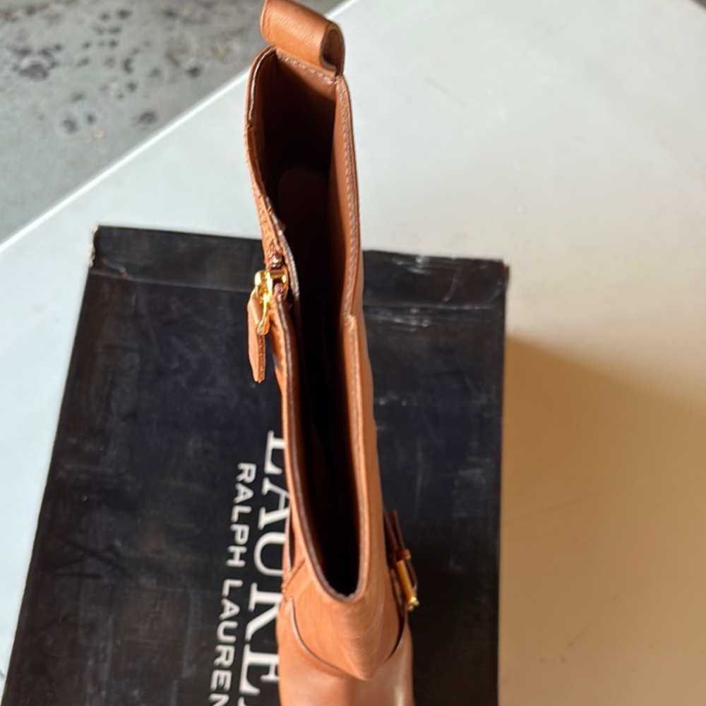Lauren Ralph Lauren Tan Over the Knee Boots - Picture 5 of 12
